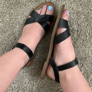 Black sandals